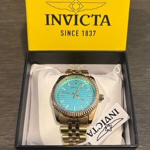 Invicta Gold and Blue Men's Watch